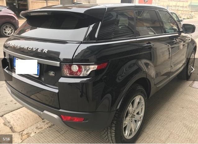 Left hand drive LANDROVER RANGE ROVER EVOQUE  2.2 TD4 5p. Pure NAVI/XENON/PELLE. PERFETT